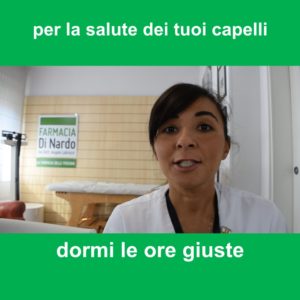 Caduta dei capelli e sonno